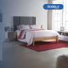 Cama Doble Alana Eurolino Gris, Natural